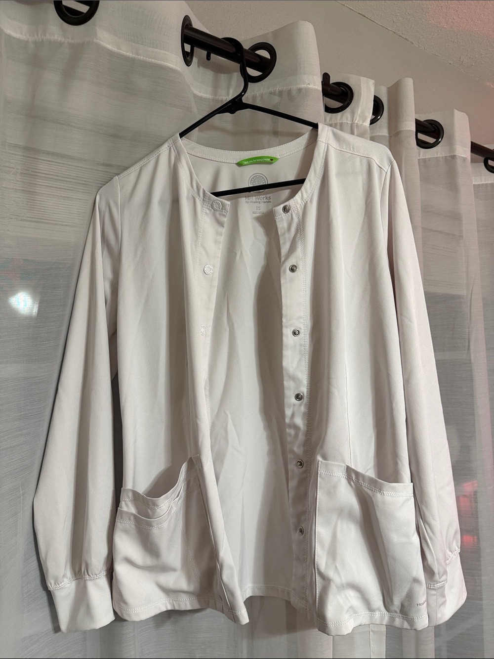 Healing Hands® HH Works Women's 4-Pocket Jacket - White - XS